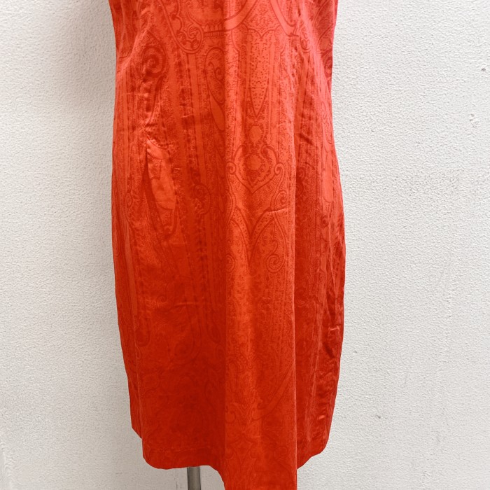 ヴィンテージ　ノースリーブワンピース　赤色　花柄刺繍　vintage | Vintage.City 古着屋、古着コーデ情報を発信