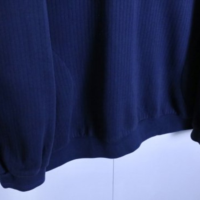 "NIKE" navy × blue line half zip hoody. | Vintage.City 古着屋、古着コーデ情報を発信