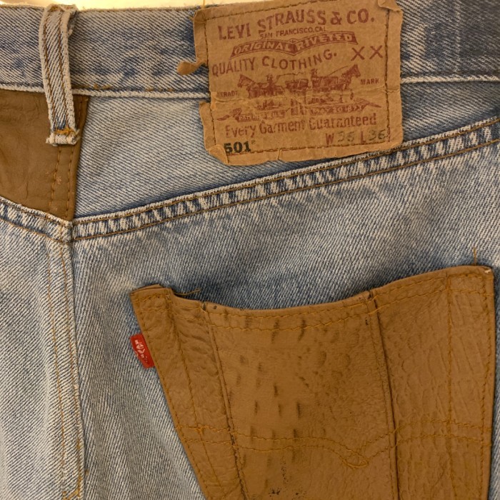 Levi's 501 バッチワーク デニム クロコダイル | Vintage.City 古着屋、古着コーデ情報を発信