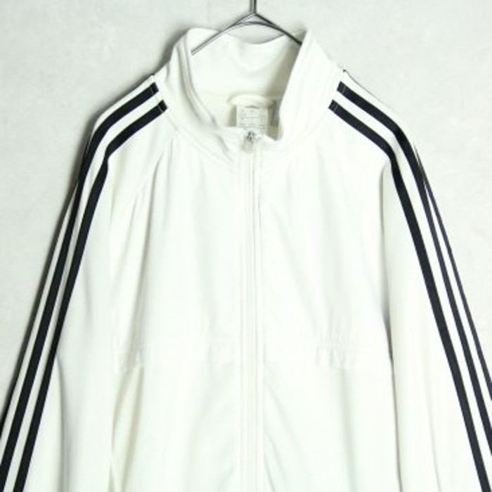 "adidas" white color track jacket | Vintage.City 古着屋、古着コーデ情報を発信