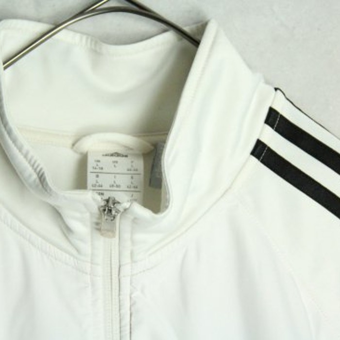"adidas" white color track jacket | Vintage.City 古着屋、古着コーデ情報を発信