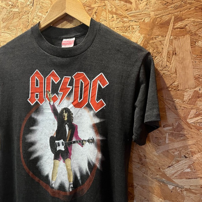 Tシャツ AC/DC バンT ビンテージ レア ブラック 黒-