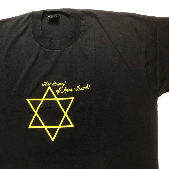 1990’s “Anne Frank” Printed T-Shirt | Vintage.City 古着屋、古着コーデ情報を発信