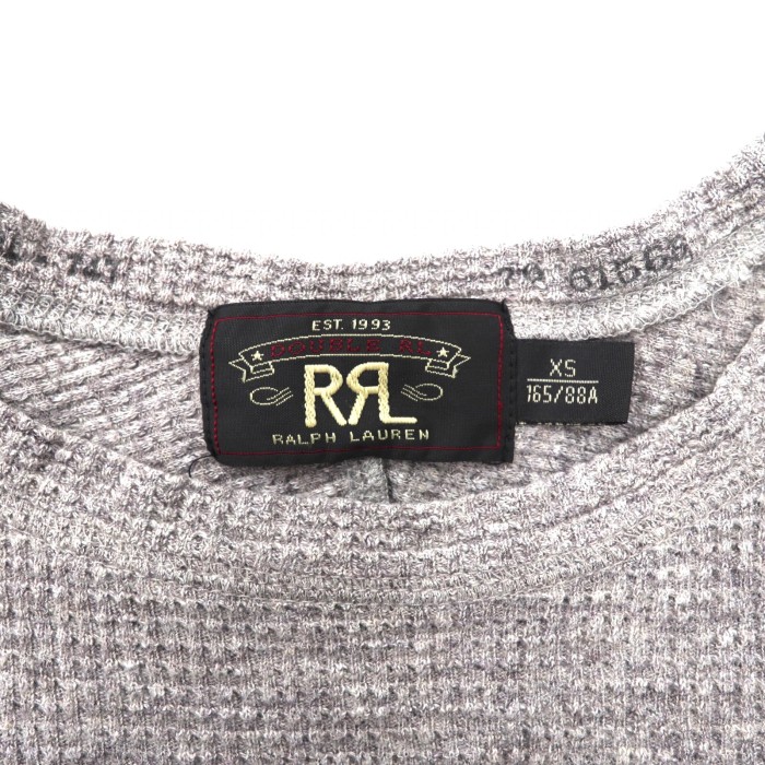 RRL サーマルロングスリーブTシャツ XS グレー コットン | Vintage.City 古着屋、古着コーデ情報を発信