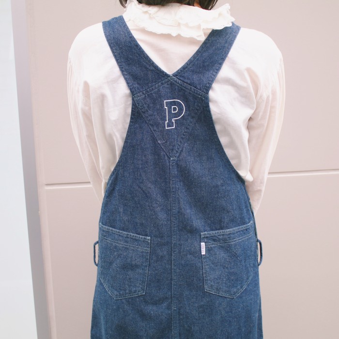 PINK HOUSE エプロン付きデニムジャンパースカート | Vintage.City 古着屋、古着コーデ情報を発信