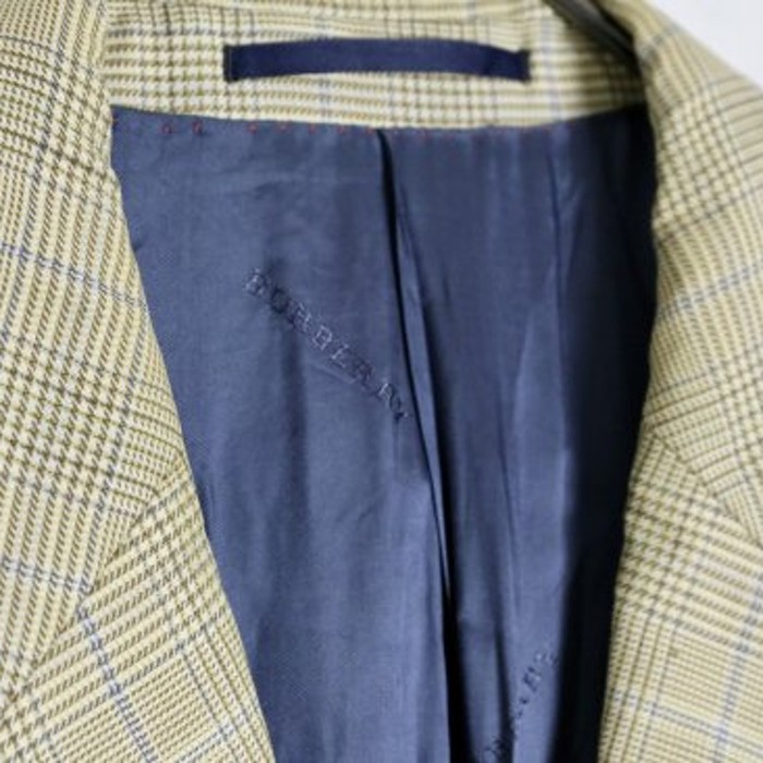 "Burberry" beige single tailored jacket | Vintage.City 빈티지숍, 빈티지 코디 정보