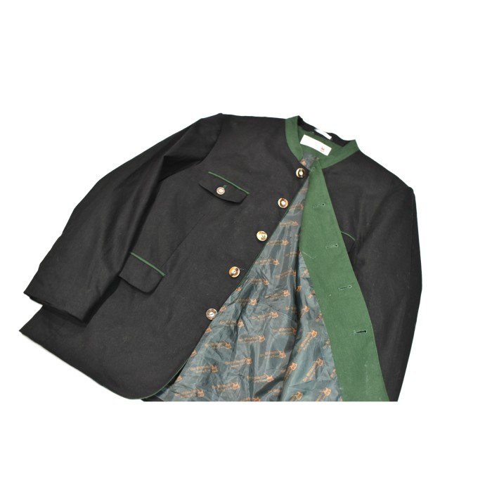 EURO Vintage Tyrolean No Collar Jacket | Vintage.City 古着屋、古着コーデ情報を発信
