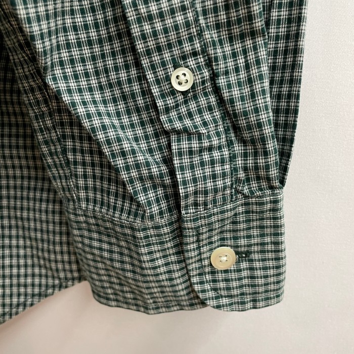 NAUTICA SHIRTS ノーティカ シャツ チェックシャツ 緑 | Vintage.City