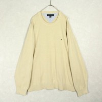"Tommy Hilfiger" cream yellow big knit | Vintage.City Vintage Shops, Vintage Fashion Trends