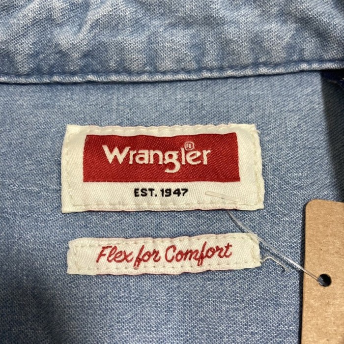 Wrangler　ダンガリーシャツ　半袖　デニム風　3XLサイズ | Vintage.City 古着屋、古着コーデ情報を発信