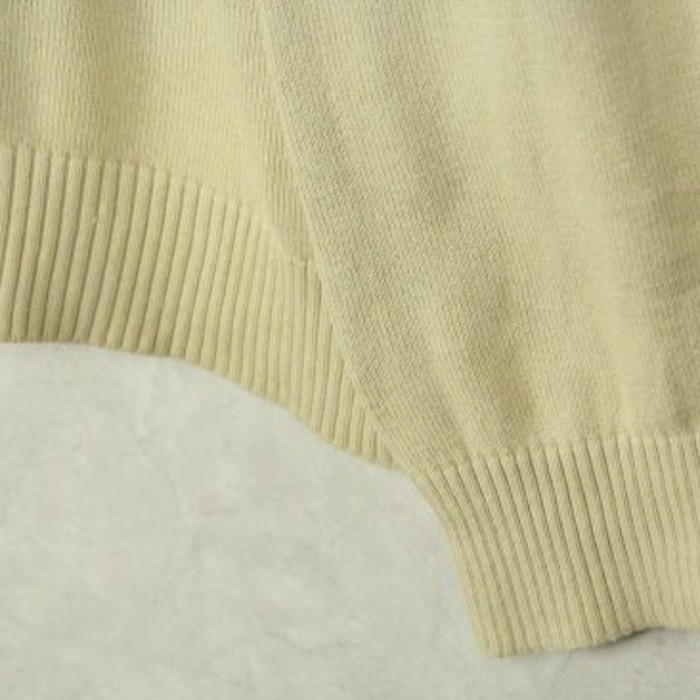 "Tommy Hilfiger" cream yellow big knit | Vintage.City 빈티지숍, 빈티지 코디 정보