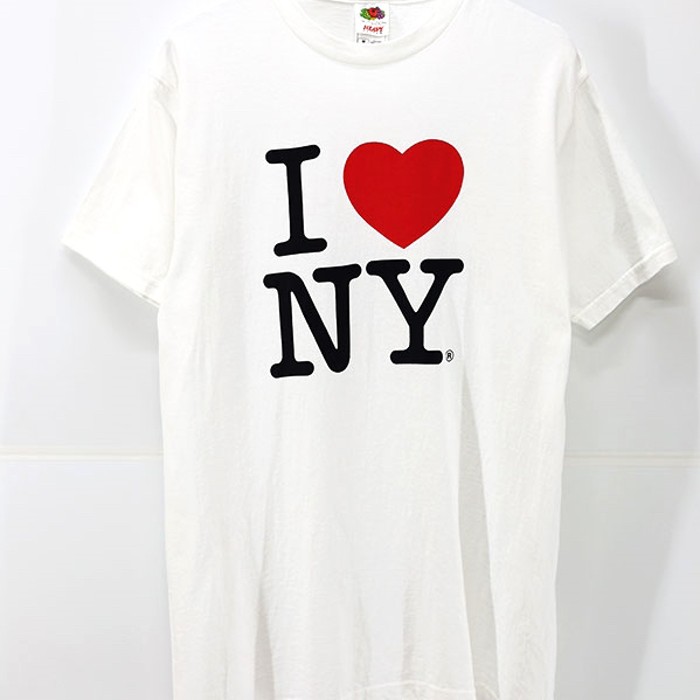 00s FRUIT OF THE LOOM I LOVE NY T-Shirt | Vintage.City 빈티지숍, 빈티지 코디 정보