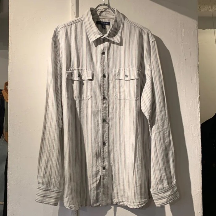 1990's Banana Republic linen shirt | Vintage.City 古着屋、古着コーデ情報を発信