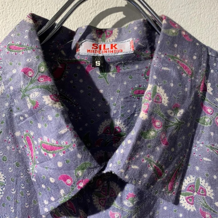 1970's unknown silk shirt | Vintage.City 古着屋、古着コーデ情報を発信
