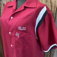 50s 60s ヒルトン　ボーリングシャツ　バーガンディ　チェーンステッチ | Vintage.City 빈티지숍, 빈티지 코디 정보