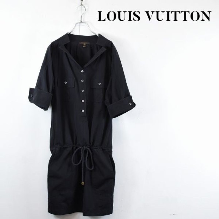 LOUISVUITTON ルイヴィトン ひざ丈 ワンピース ブラック 34 | Vintage.City Vintage Shops, Vintage Fashion Trends