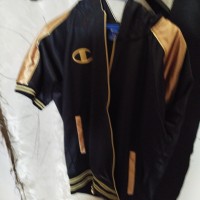 チャンピオンのパーカー半袖黒 | Vintage.City 古着屋、古着コーデ情報を発信