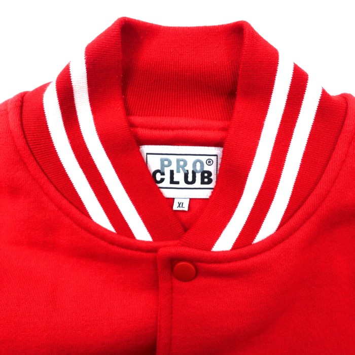 PRO CLUB スタジャン スナップボタンスウェット XL  裏起毛 | Vintage.City 古着屋、古着コーデ情報を発信