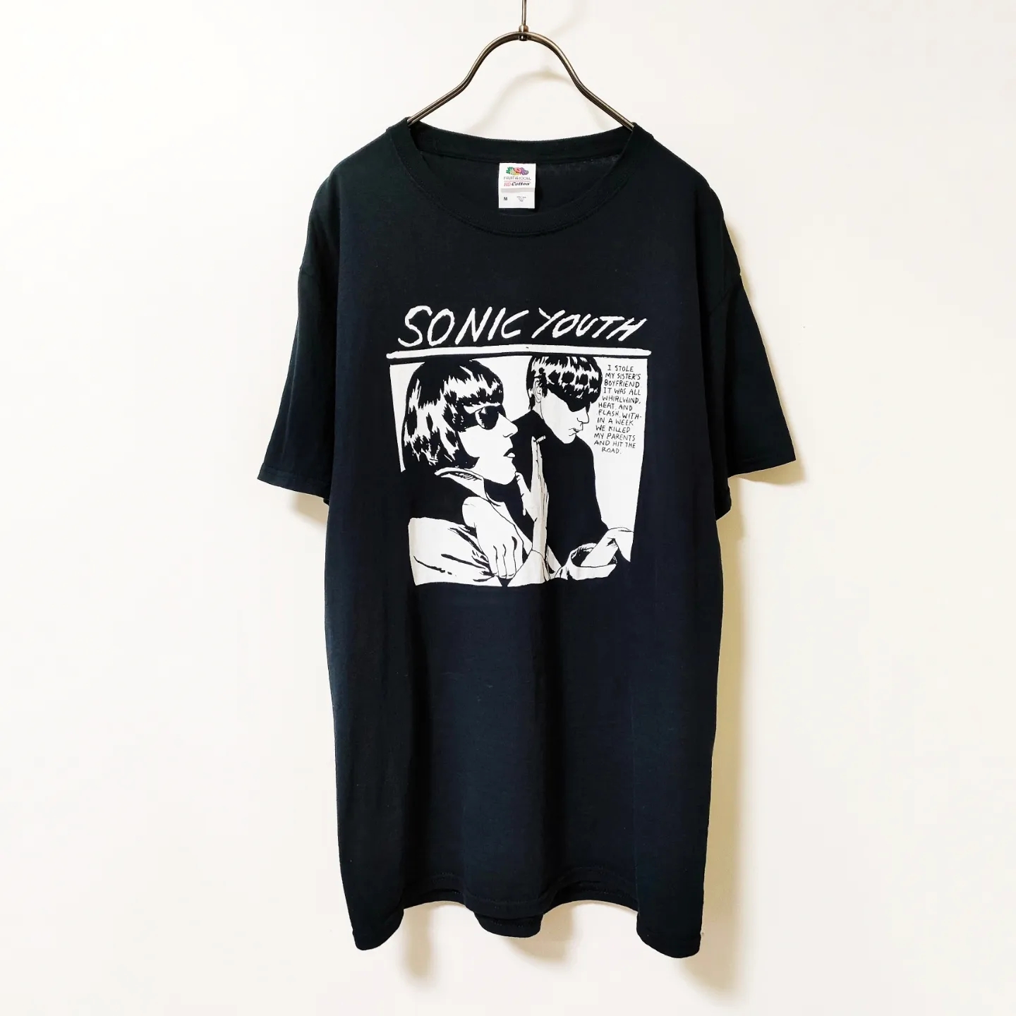 美品 SONIC YOUTH ソニックユース Tシャツ 黒 M | Vintage.City