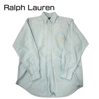 RALPH LAUREN ライトブルーカラー　プルオーバータイプシャツ　 | Vintage.City 古着屋、古着コーデ情報を発信