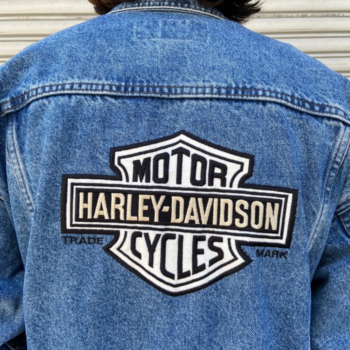送料無料』HARLEY-DAVIDSON 90sデニムジャケット Gジャン | Vintage.City