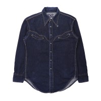 EVISU デニムウエスタンシャツ 38 ブルー 日本製 | Vintage.City ヴィンテージ 古着