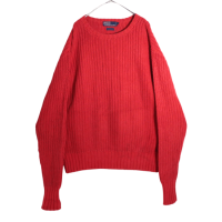 "Polo by Ralph Lauren" cotton neck  knit | Vintage.City 古着屋、古着コーデ情報を発信