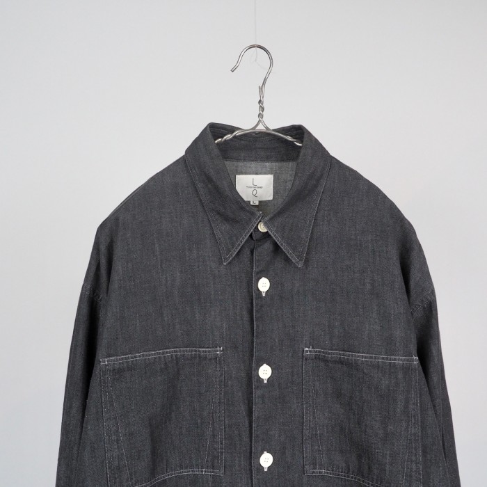 LQ Y’s for Men ブラックデニムシャツ L | Vintage.City 빈티지숍, 빈티지 코디 정보