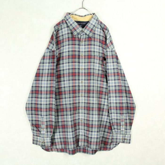 "Tommy Hilfiger" good loose check shirt | Vintage.City 古着屋、古着コーデ情報を発信