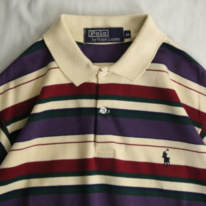 "Polo by RL" border design polo shirt | Vintage.City Vintage Shops, Vintage Fashion Trends