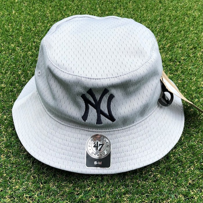 【新品】'47 MLB ニューヨークヤンキース バケットハット メッシュ | Vintage.City 빈티지숍, 빈티지 코디 정보