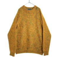 Yellow colorful nep mohair knit | Vintage.City 古着屋、古着コーデ情報を発信