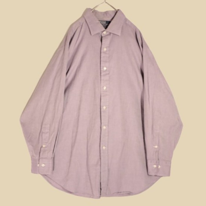 "Polo Ralph Lauren" purple shirt | Vintage.City 빈티지숍, 빈티지 코디 정보