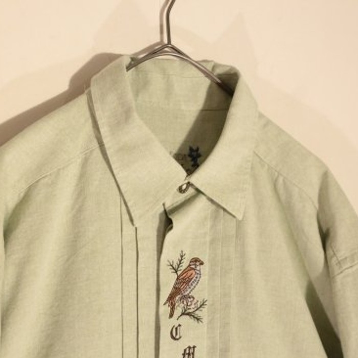 tyrolean pistachio green h/s shirt | Vintage.City Vintage Shops, Vintage Fashion Trends