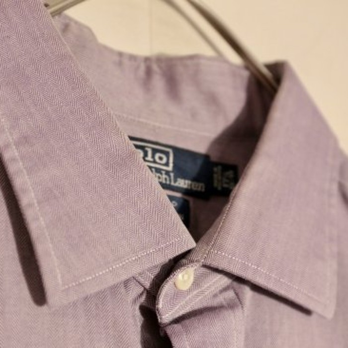 "Polo Ralph Lauren" purple shirt | Vintage.City 빈티지숍, 빈티지 코디 정보