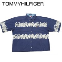 TOMMY HILFIGER ネイビーアロハシャツ | Vintage.City 빈티지숍, 빈티지 코디 정보