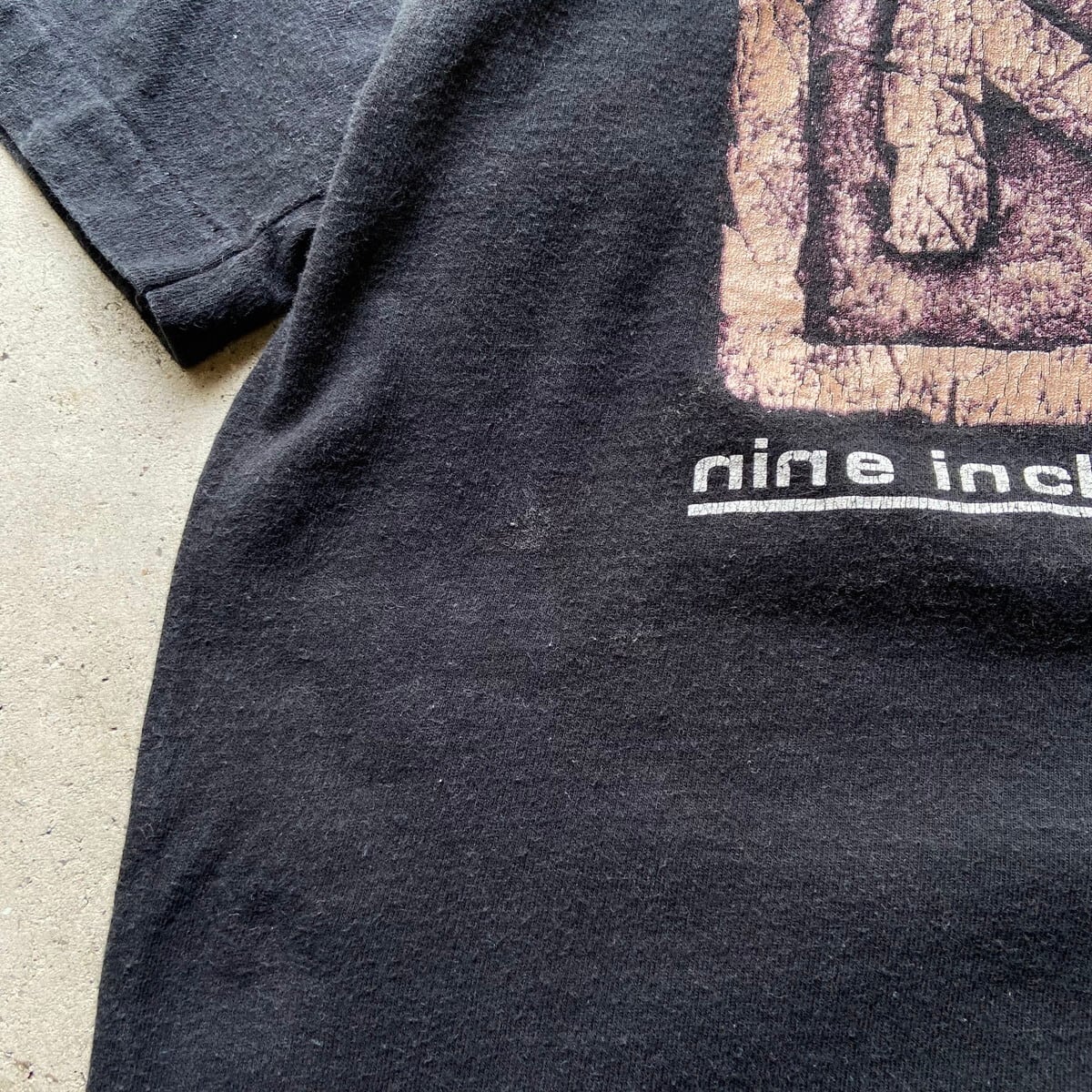 ロゴ ナインインチネイルズ nine inch nails tシャツ 90年代 Tシャツ/カットソー(半袖/袖なし) 【500円引きクーポン】
