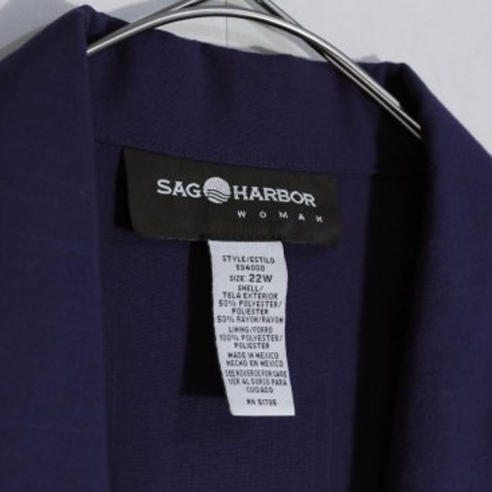 “SAG HARBOR” purple tailored jacket | Vintage.City 빈티지숍, 빈티지 코디 정보