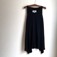 Black silk knit dress | Vintage.City 빈티지숍, 빈티지 코디 정보