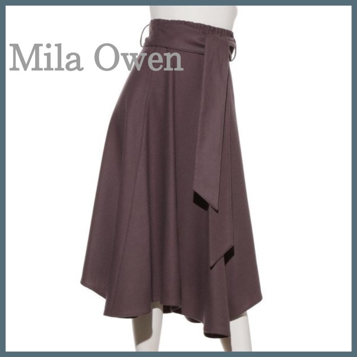 Mila Owen ペーパーバックウールフレアスカート | Vintage.City 古着屋、古着コーデ情報を発信
