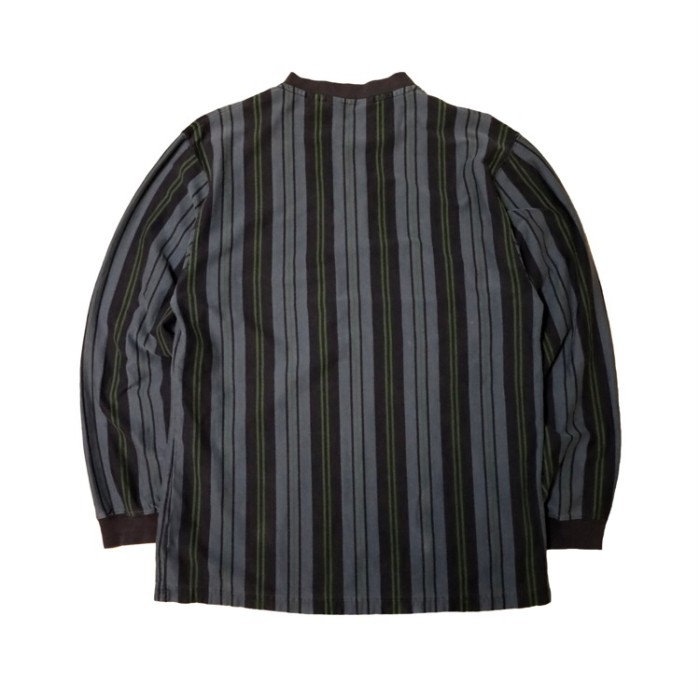 USED 90s "Eddie Bauer" henry neck shirt | Vintage.City 古着屋、古着コーデ情報を発信