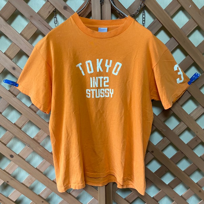 STUSSY 90s Tシャツ USA製　オレンジ　TOKYO 希少　古着 | Vintage.City 古着屋、古着コーデ情報を発信