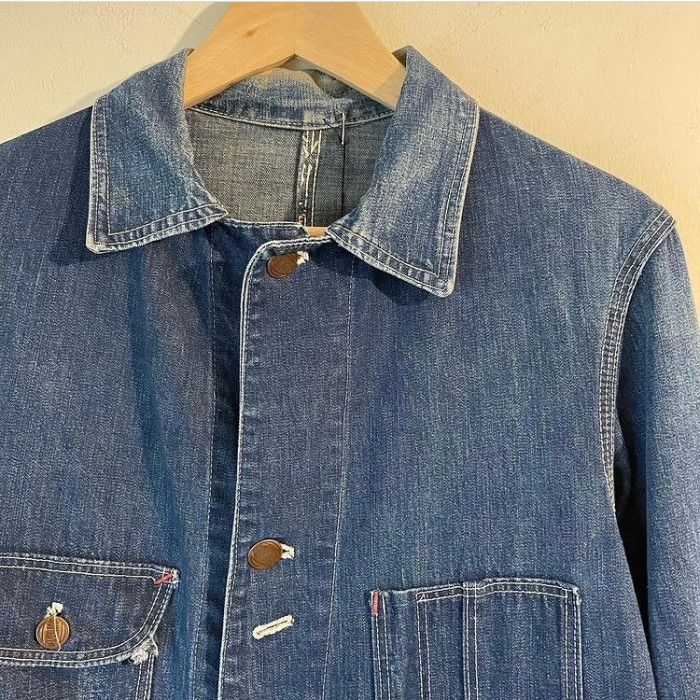 40s WWⅡ TWO-OXEN denim cover all | Vintage.City 古着屋、古着コーデ情報を発信