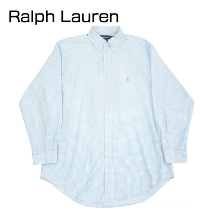 RALPH LAUREN ライトブルー×ホワイトチェック柄ワイシャツ | Vintage.City Vintage Shops, Vintage Fashion Trends