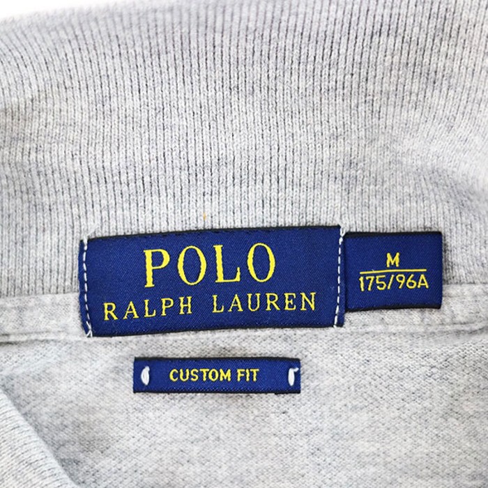 00s POLO Ralph Lauren Gray Color Polo Sh | Vintage.City 古着屋、古着コーデ情報を発信