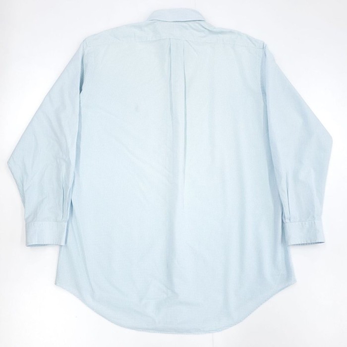 RALPH LAUREN ライトブルー×ホワイトチェック柄ワイシャツ | Vintage.City 빈티지숍, 빈티지 코디 정보