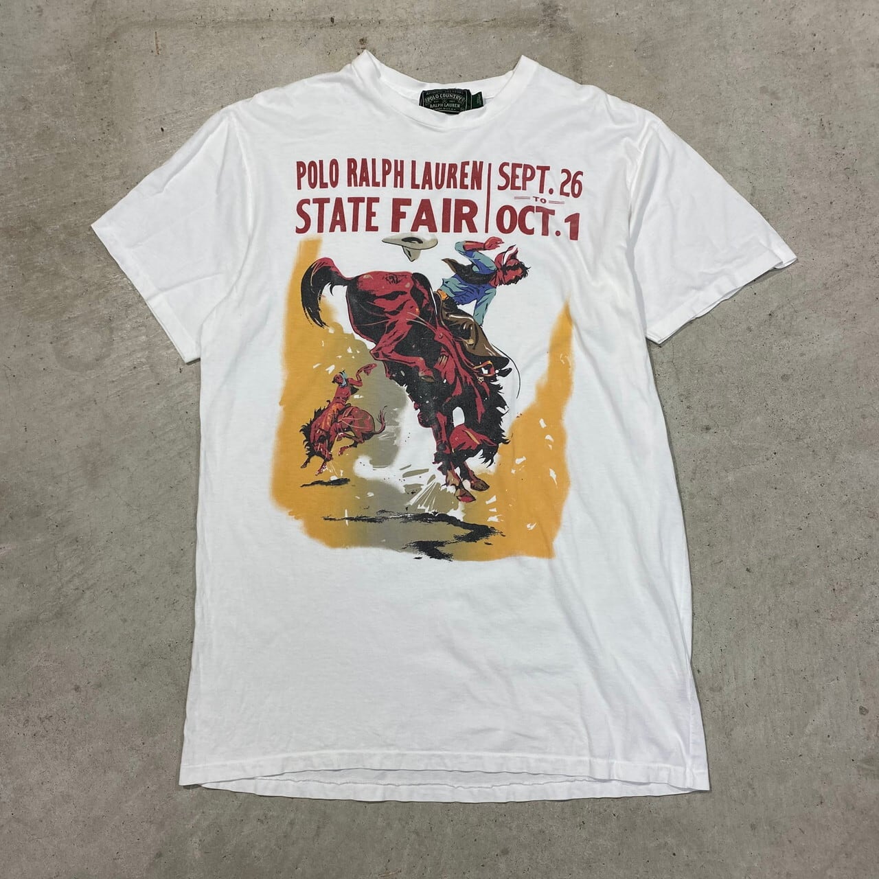 80s年代 USA製 ポロカントリー ラルフローレン Tシャツ メンズM 