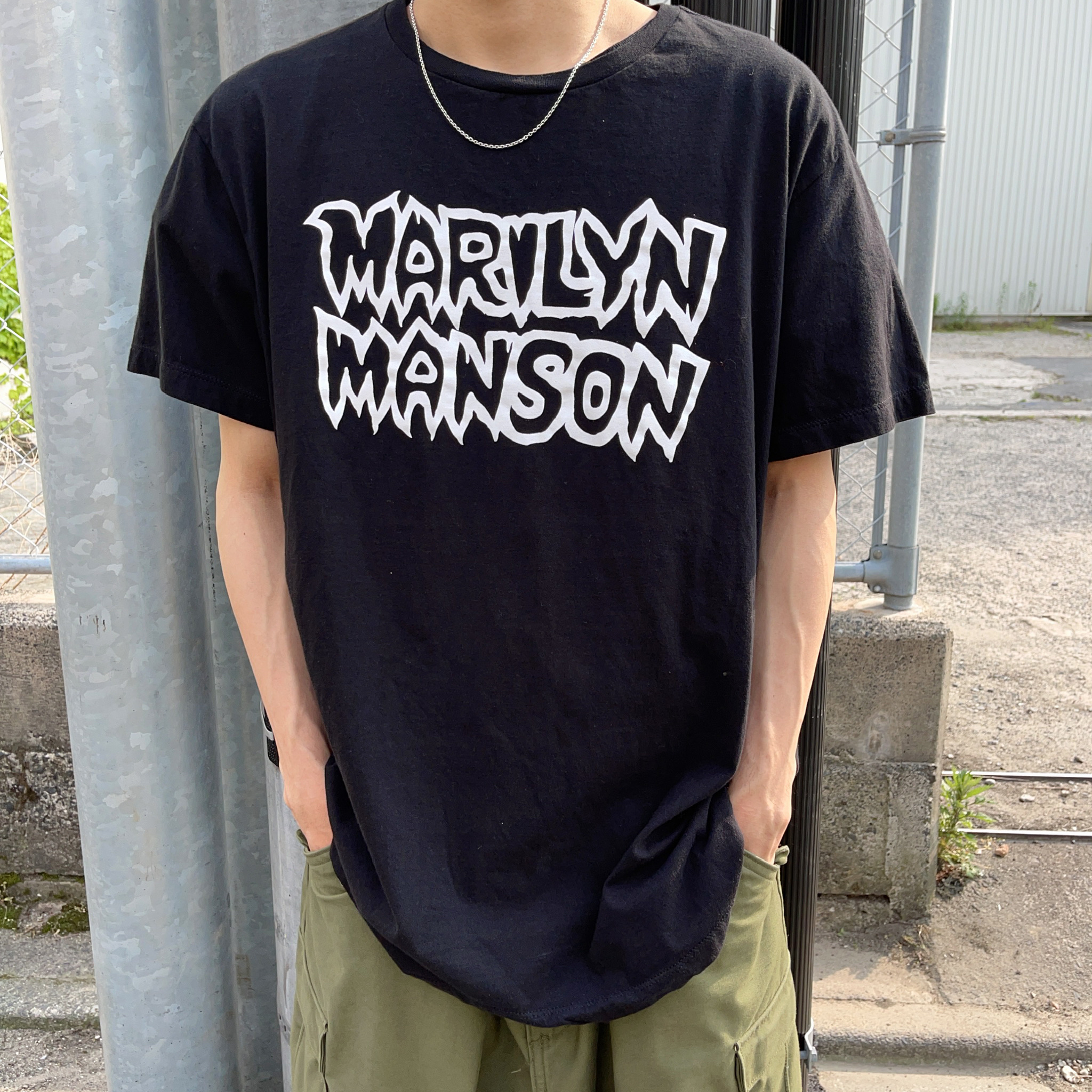 マリリンマンソンTシャツ Marilyn Manson リンガー コピーライト有 