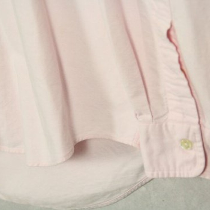 "PRL" pink color plain shirt | Vintage.City 古着屋、古着コーデ情報を発信