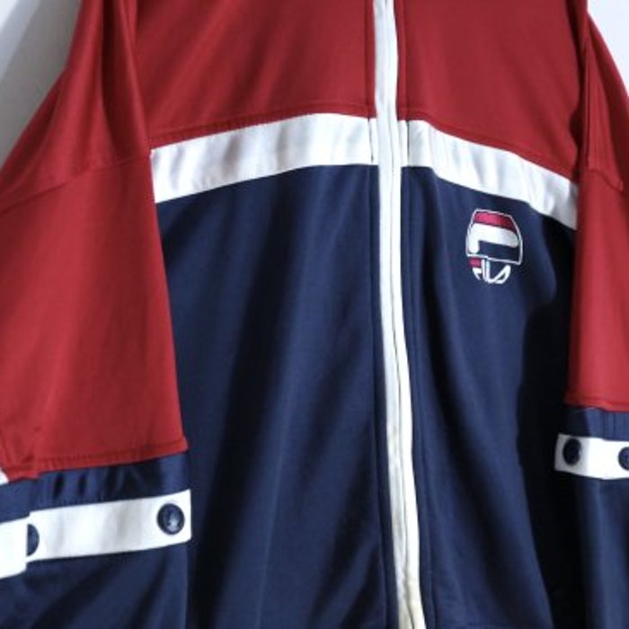 "FILA" Zip up 2-way track jacket | Vintage.City 古着屋、古着コーデ情報を発信